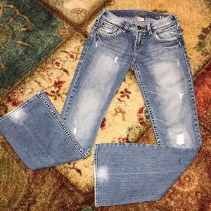 Aiko Silver Jeans